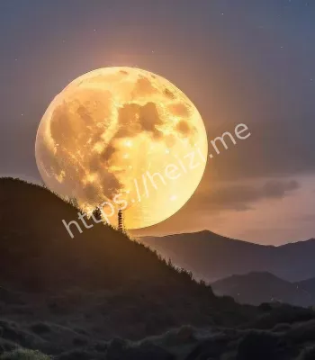 中秋满月高清美图